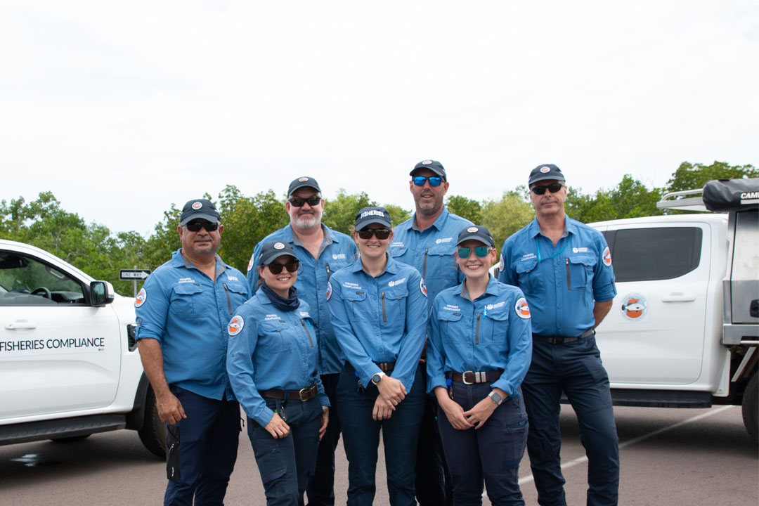 Group of Fisheries workers