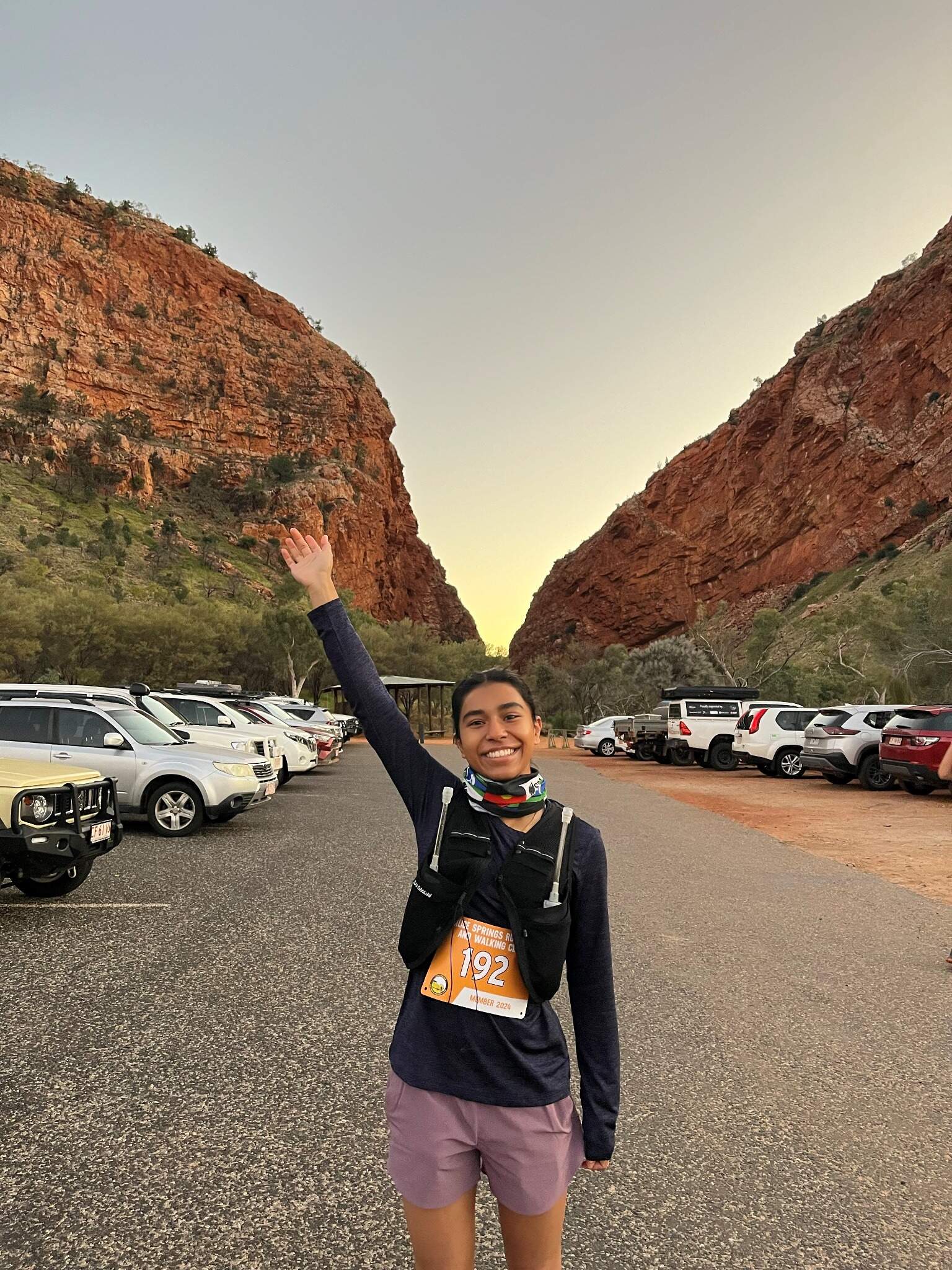 Sidhika Srinivasan Alice Springs Race