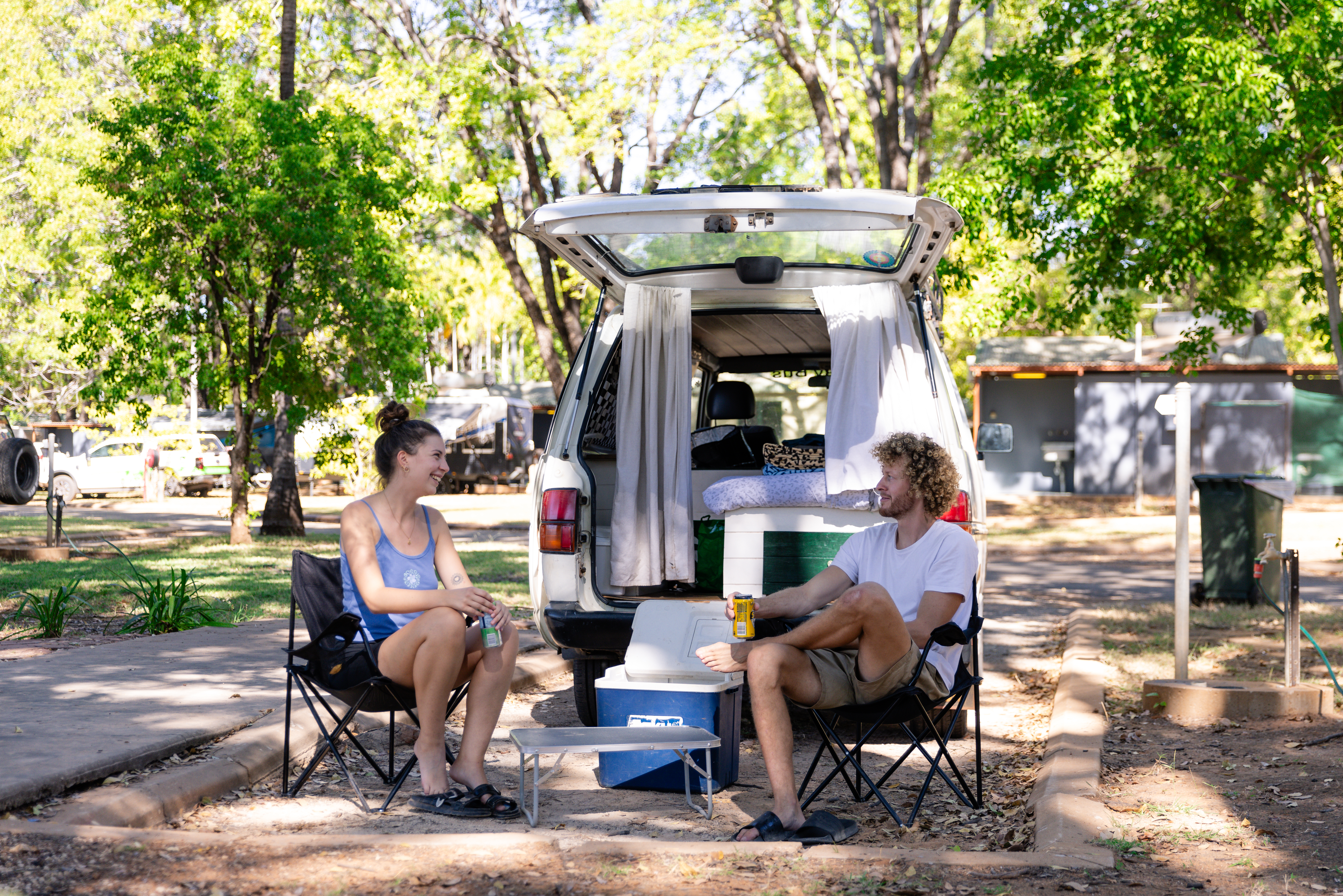 Camping Couple