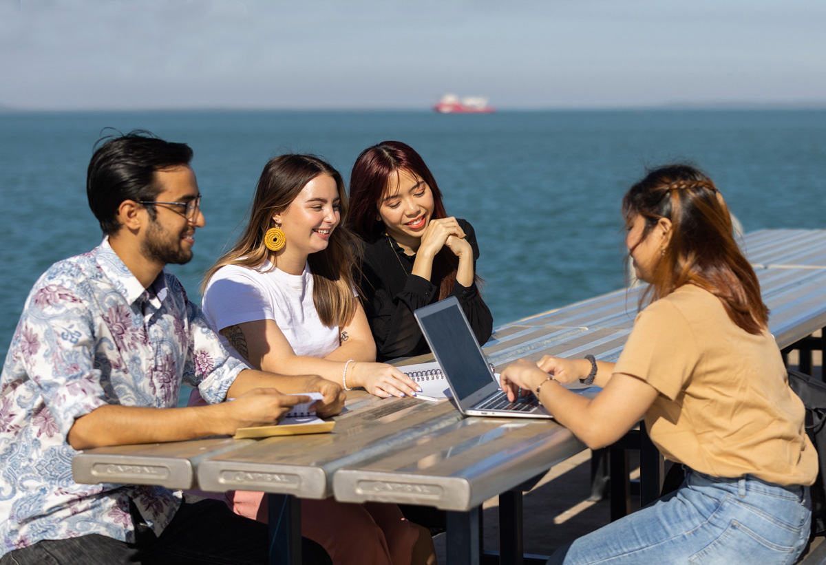 Study in the Northern Territory students at the waterfront