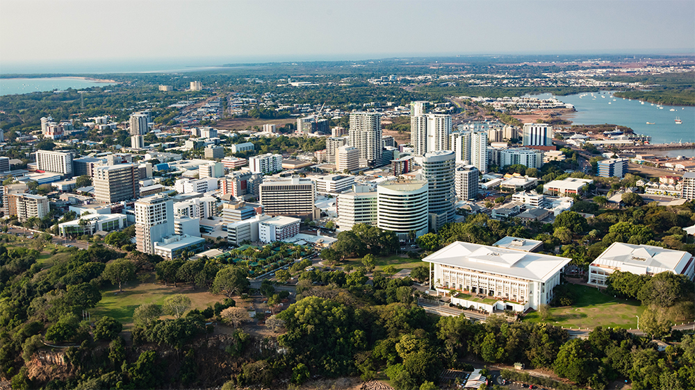 Darwin City Aerial 