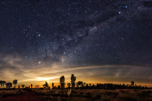 Milky way seen above the Northern Territory