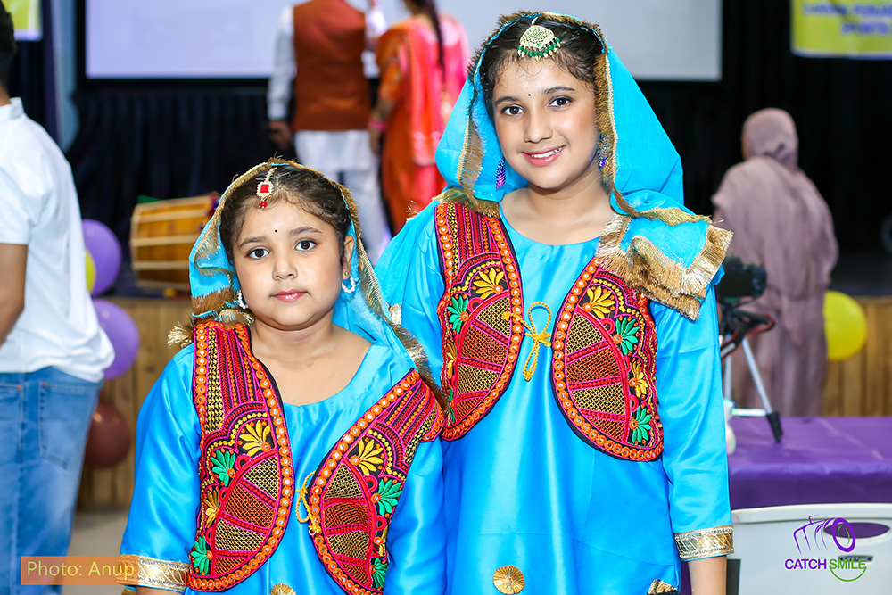 NT Punjabi Association two girls in costume