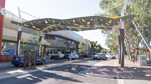 Alice Springs CBD Northern Territory street view