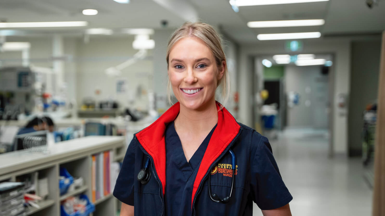 Alice Springs nurse smiling