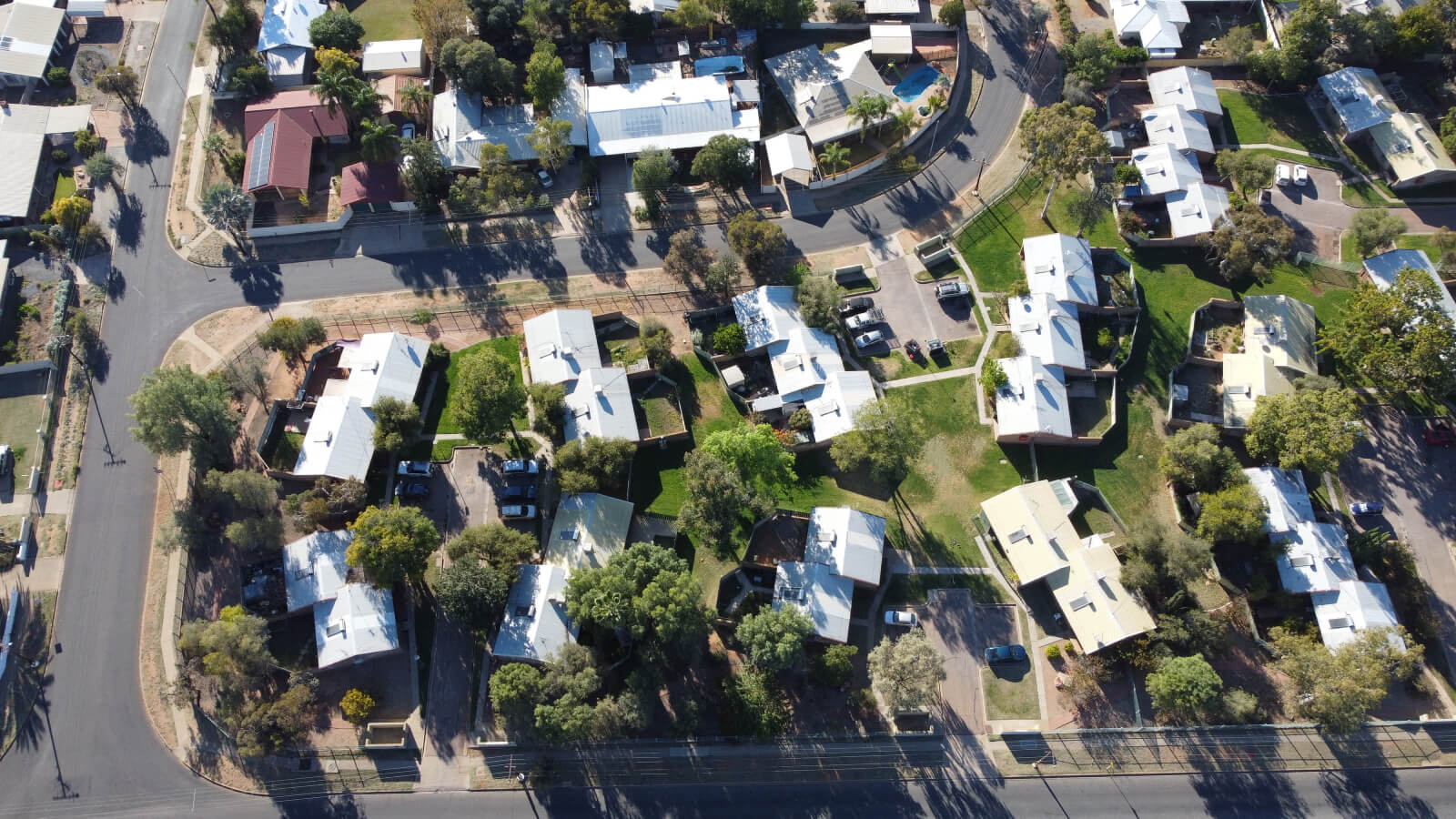 Alice Springs aerial view