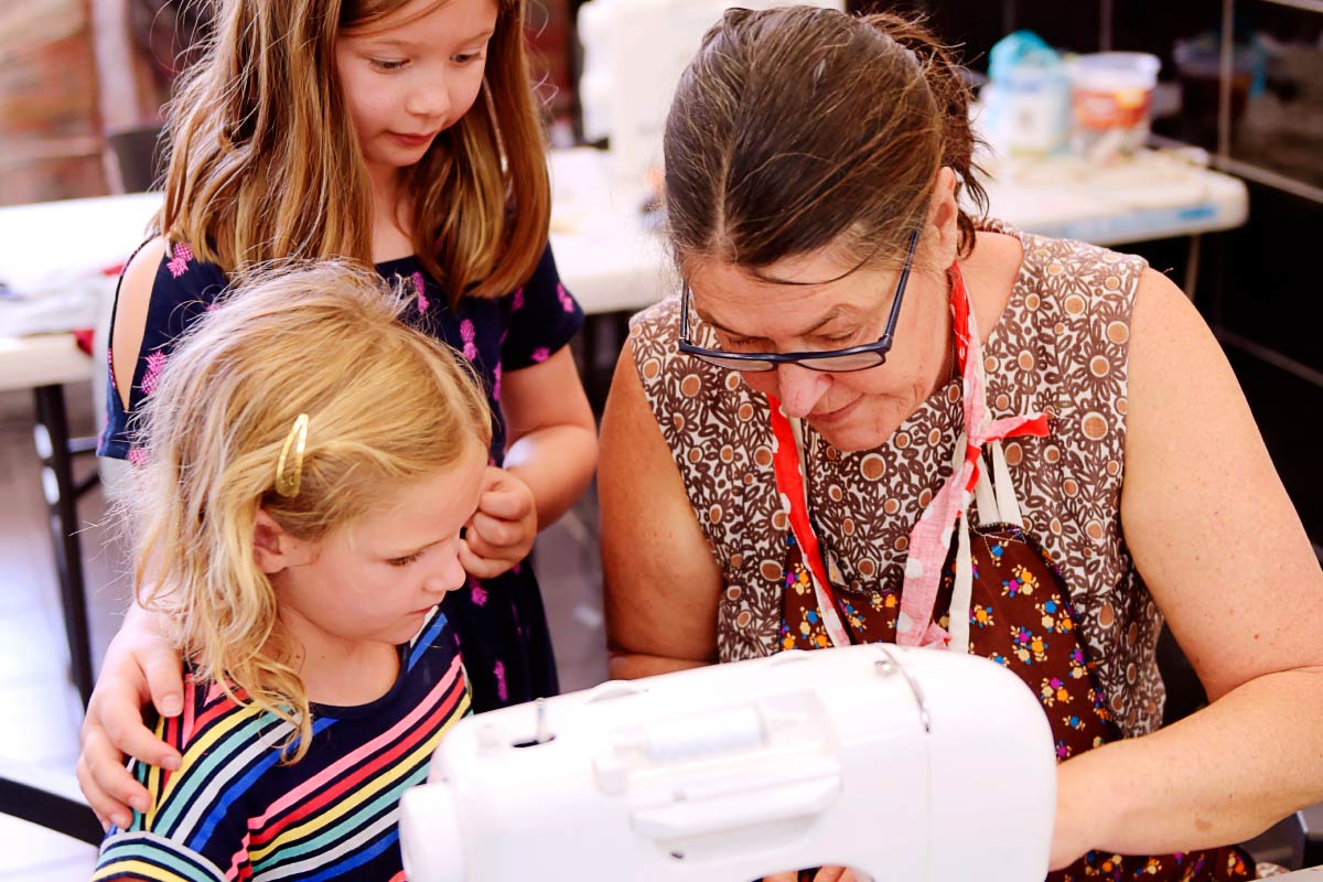 Wearable Arts School holiday activity at Central Craft Alice Springs