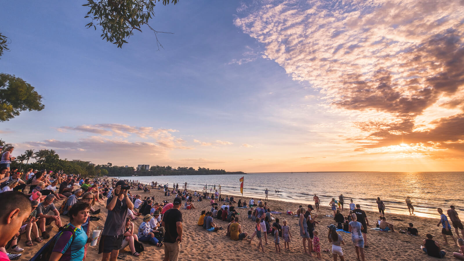 People at Mindil Beach Darwin NT