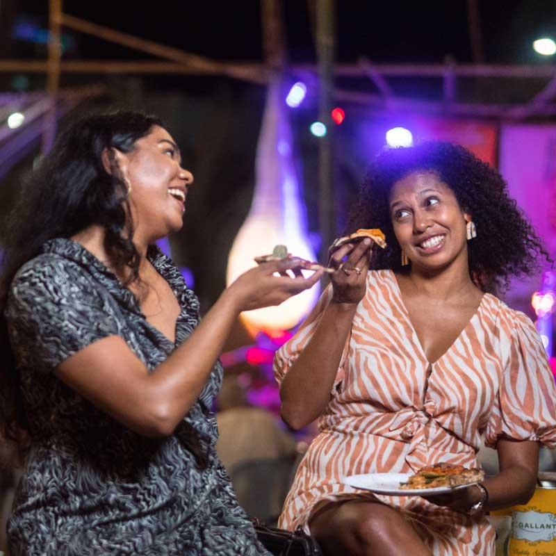 Ladies enjoying Darwin Festival