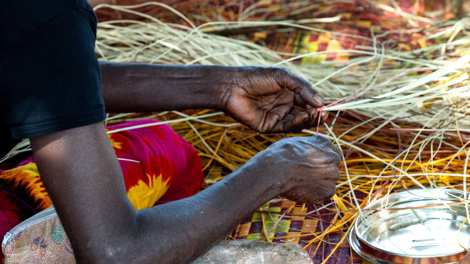 Aboriginal Weaving Demonstrations NT