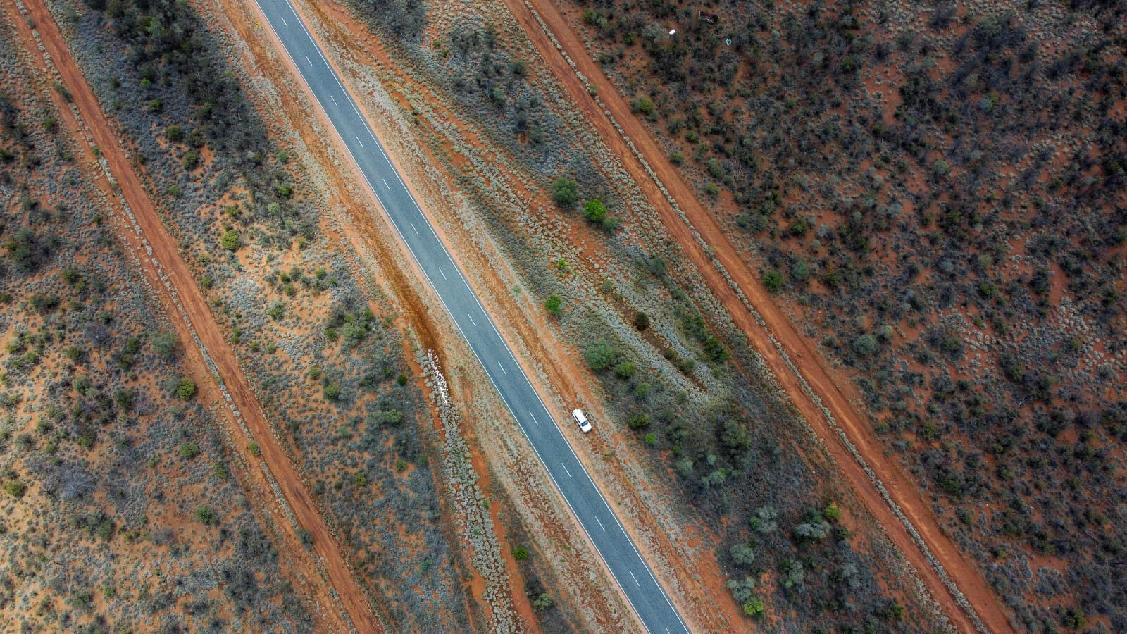Aerial Plenty Highway NT