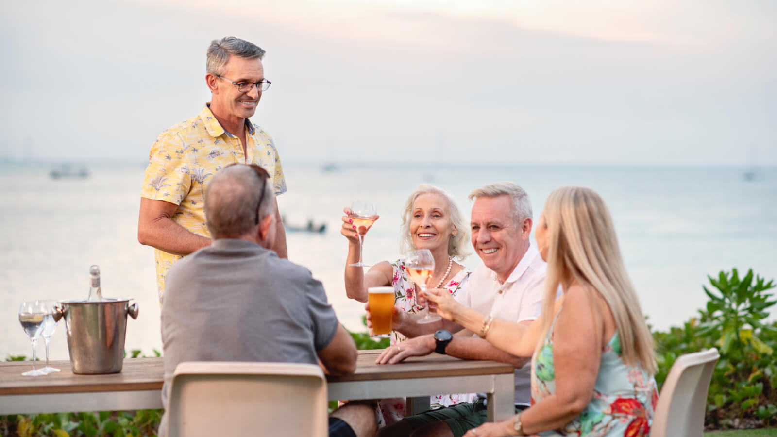 Sunset drinks at the Darwin Sailing Club in the NT
