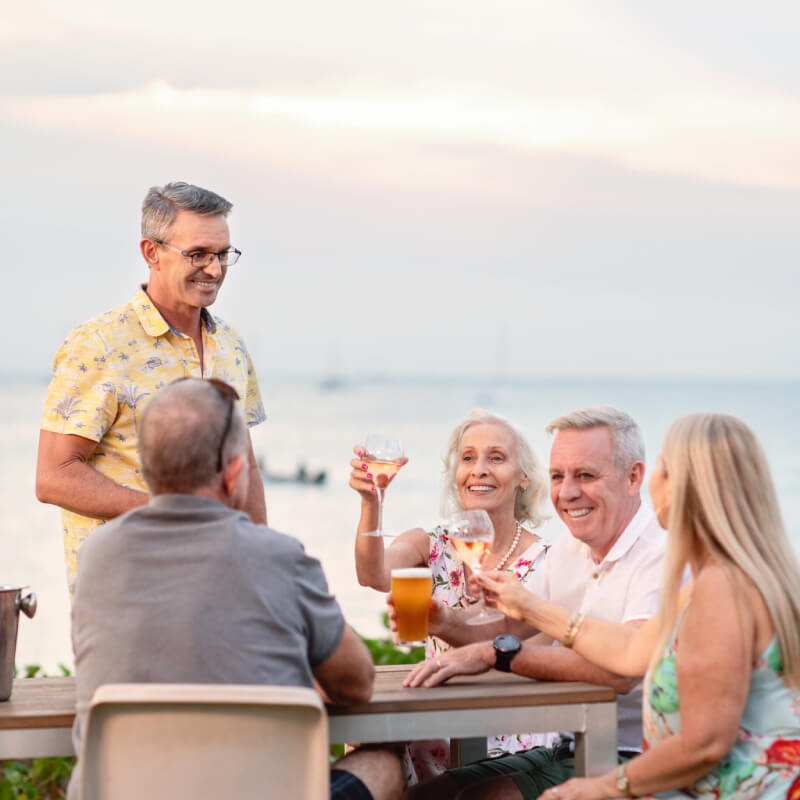 Sunset drinks at the Darwin Sailing Club
