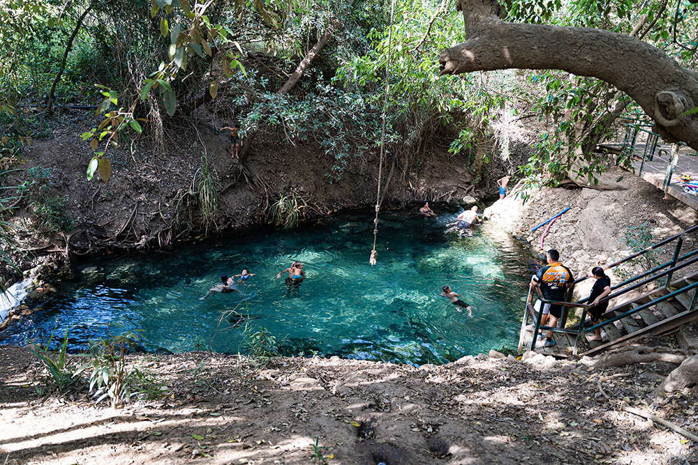 Big Rivers Region Swimming in Katherine Hot Springs