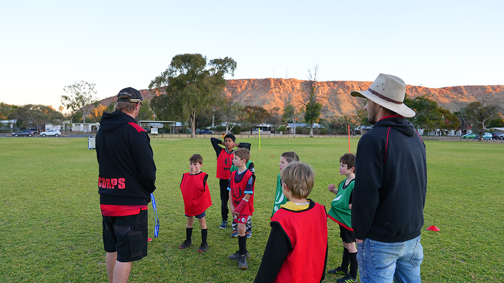 Kids soccer field Alice Springs