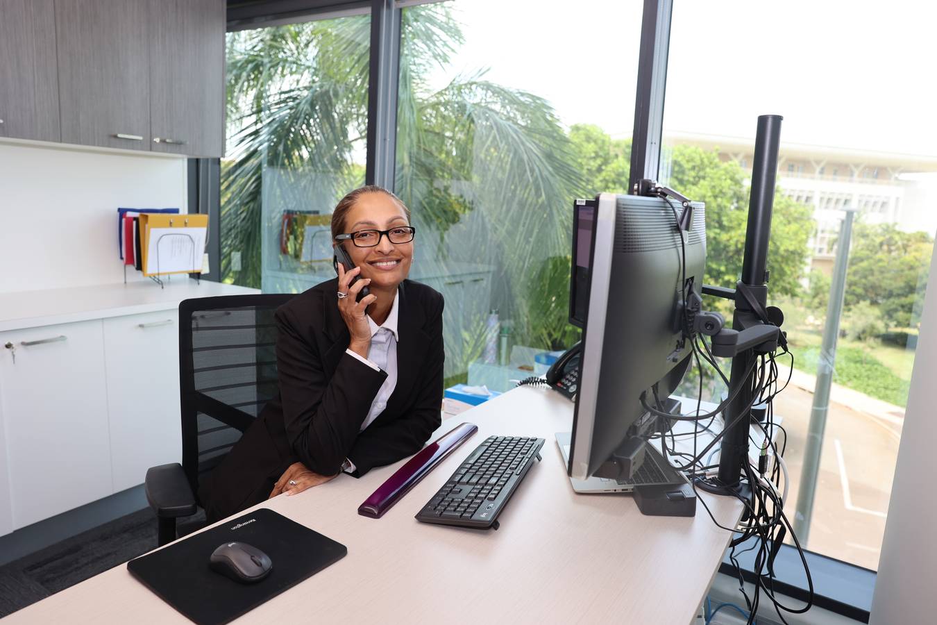 NT staff in office