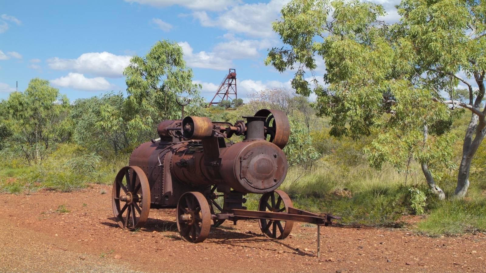 Old Mining Equipment Tennant Creek Northern Territory